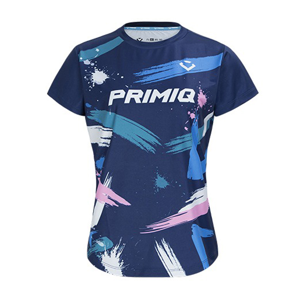 프리미크 여성 배드민턴 스포츠 티셔츠 NTS23107F 페인트