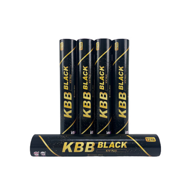 KBB 블랙 배드민턴 셔틀콕 KBB BLACK 25타 한박스